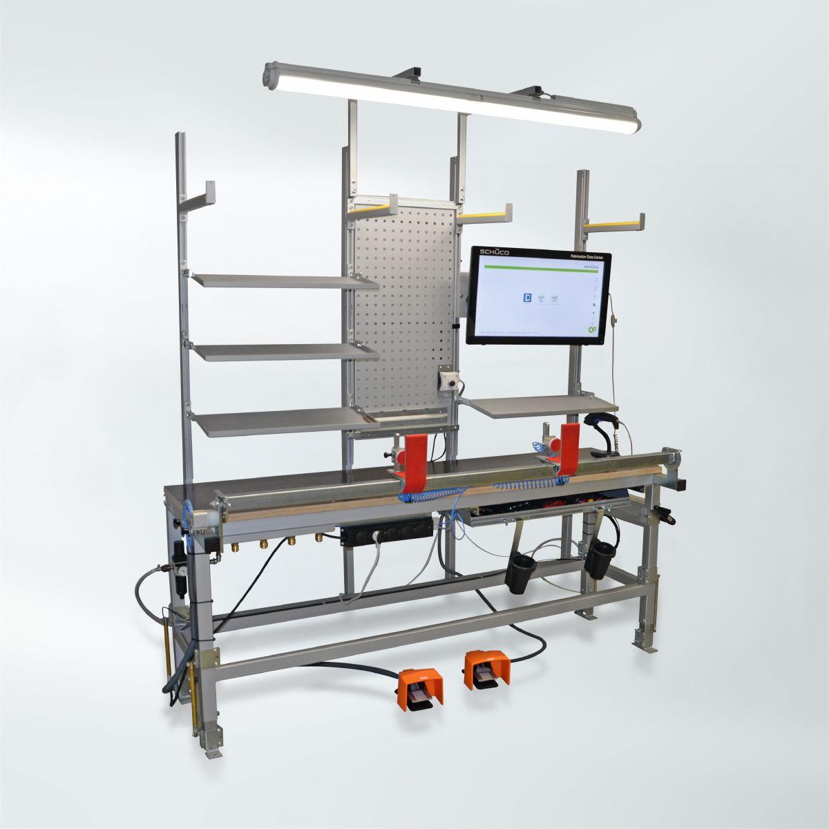 Door profile assembly bench Typ 2