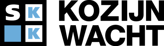 SKK brand logo - Liggend transparant met wit achter vignet