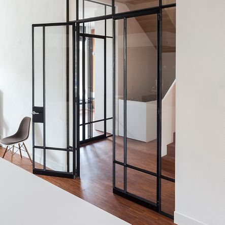 steel systems, Schüco Jansen, Schueco Jansen, interior steel solutions, steel partition, steel partitioning 