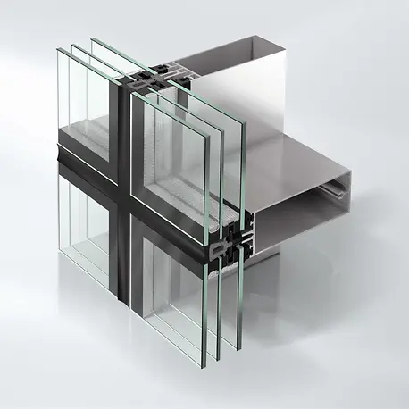 Schüco Julkisivujärjestelmä FWS 50 SG.SI