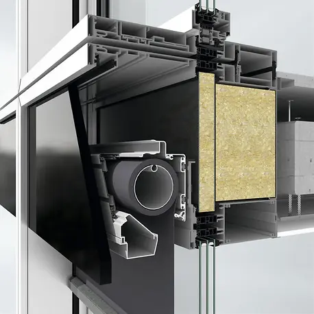 Schüco Auringonsuojajärjestelmä AB ZDS in Schüco Julkisivujärjestelmä AF UDC 80