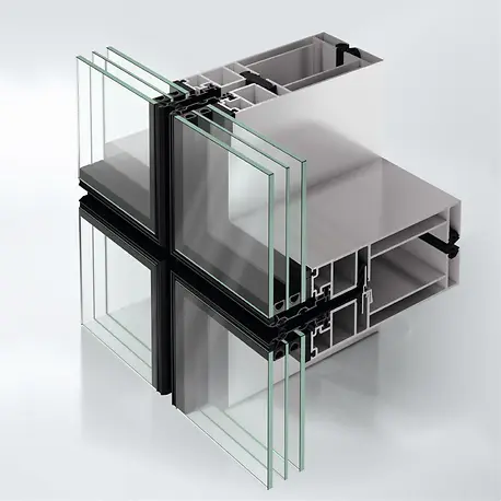 Schüco Julkisivujärjestelmä AF UDC 80 SG