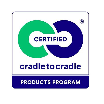 Cradle to Cradle Certified® ist eine eingetragene Marke des Cradle to Cradle Products Innovation Institute.