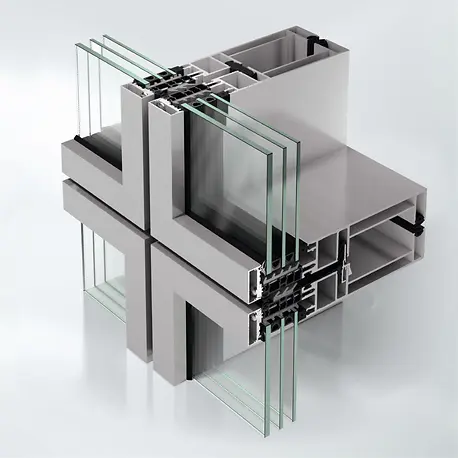 Schüco Julkisivujärjestelmä AF UDC 80.SI