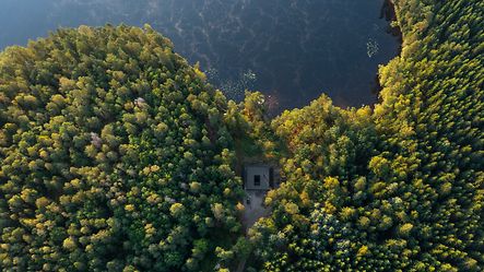 Villa villmarken flybilde Schüco