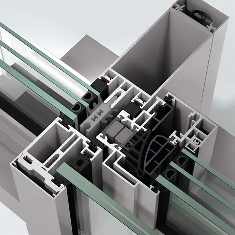 Schüco Julkisivujärjestelmä FWS 50.SI