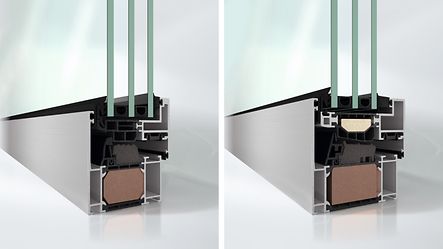 Energibesparande blockfönster: Schüco AWS 75 BS.SI+ optimized och AWS 90 BS.SI+ optimized