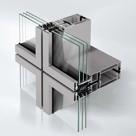 Schüco Julkisivujärjestelmä AF UDC 80.HI