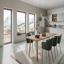 Schüco WoodDesign - aluminiumfönster med trädesign