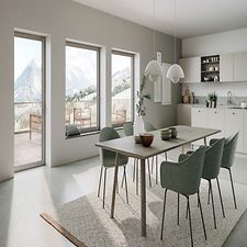 Schüco WoodDesign - aluminiumfönster med trädesign