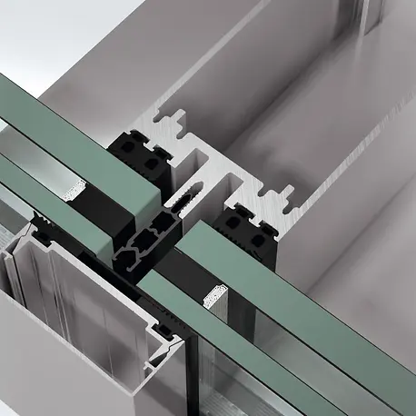 Schüco Julkisivujärjestelmä FW 80+ XR