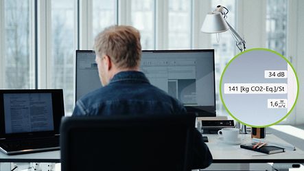 Koldioxidavtryck genom en knapptryckning