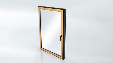 Schüco WoodDesign - aluminiumfönster med trädesign