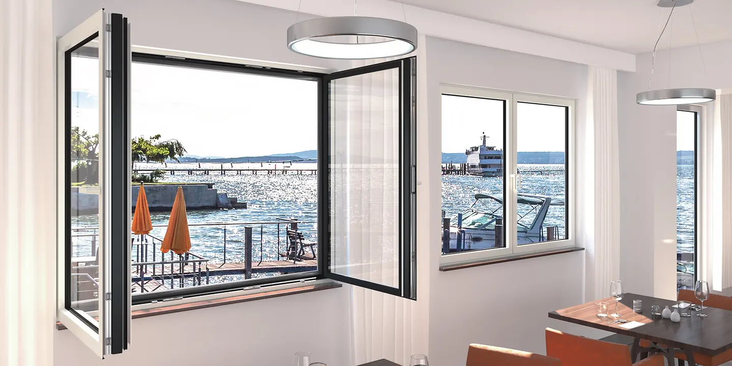 Fenêtres PVC blanches