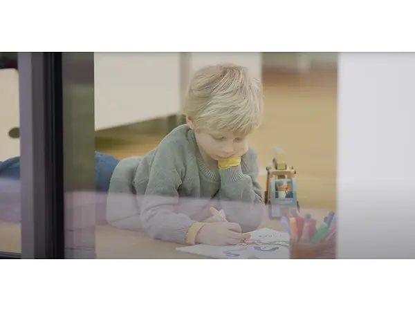 Serramenti Schüco automatizzati con funzioni di sicurezza e chiusura automatica