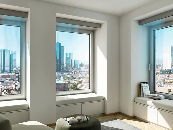 Sistema Schüco VentoTherm Twist con recupero di calore per efficienza energetica