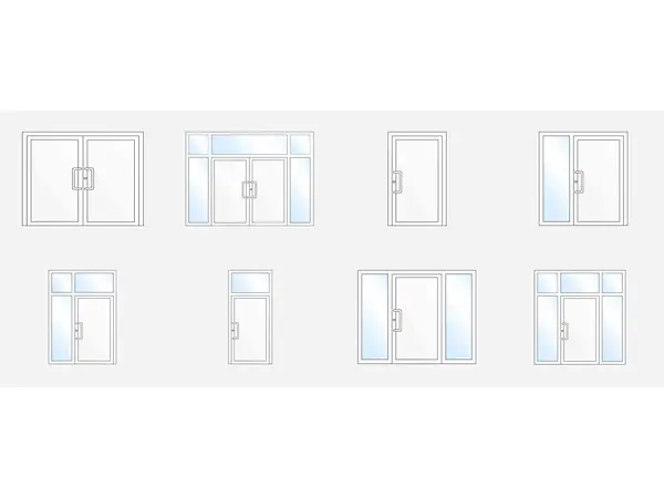 Configurazioni possibili per porte d’ingresso Schüco in alluminio