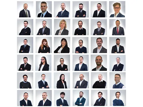 Team dei Trainer Schüco Italia, composto da esperti tecnici e formatori interni che mettono a disposizione la loro esperienza