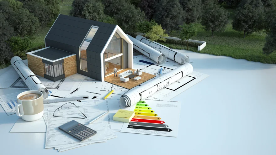 3D-Hausmodell mit Bauplänen und Energieausweis | Schüco 