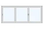 Fenster 3-teilig