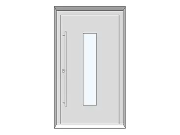 02_Modern_weisse_Tuer__Griffstange