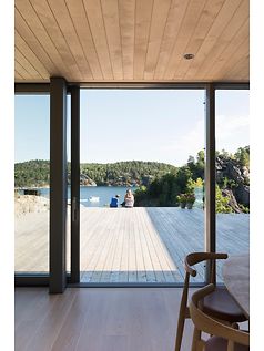 Schüco foldedør hytte Borøya