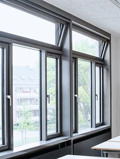 Schüco vinduer med Smart Home håndtak
